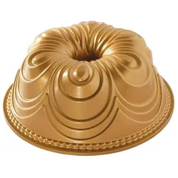 3x Nordic Ware Chiffon Bundt Pan, Backform, Gold