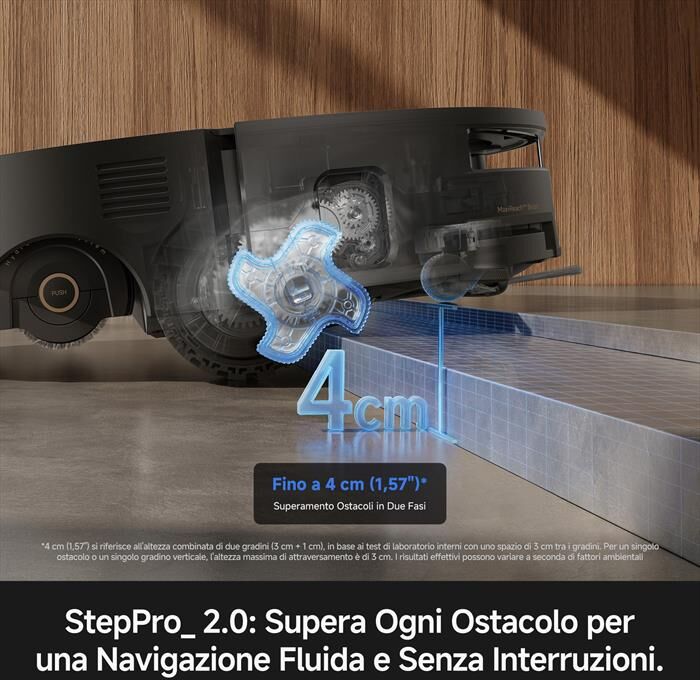 MOVA Aspirapolvere Robot S70 Ultra Roller-nero