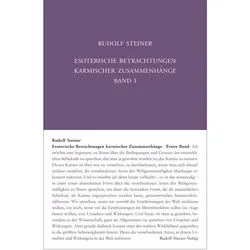 Esoterische Betrachtungen karmischer Zusammenhänge, Sachbücher von Rudolf Steiner