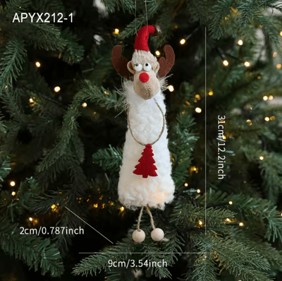 Inspire Picks Angel Doll Christmas Tree Ornament Hanging Angel Plush Decoration For Holiday & New Year cmla