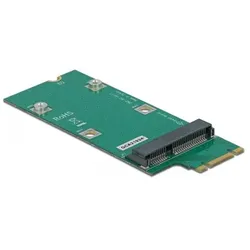 Delock Adapter M.2 Key B+M to Mini PCIe slot (PCIe / USB), Kontrollerkarte