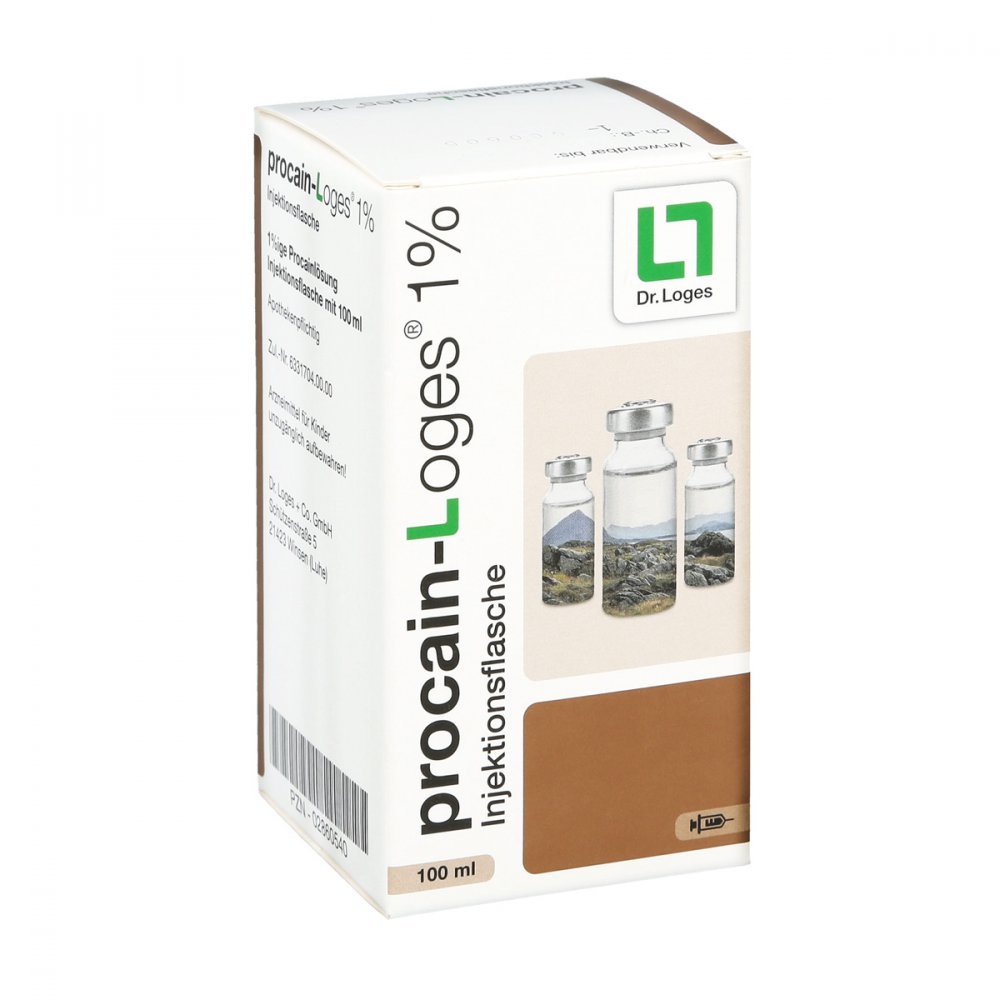 Dr. Loges + Co. GmbH Procain Loges 1% Injektionsflasche 02860540