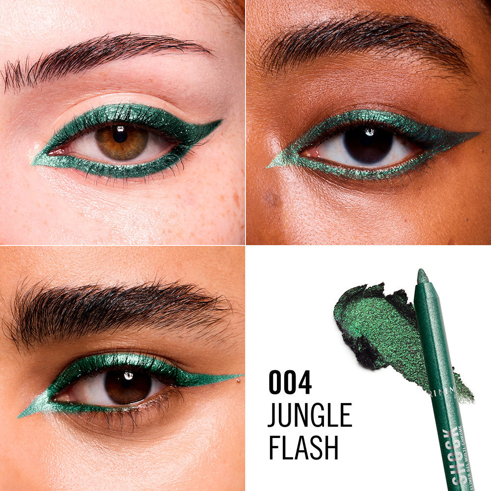 Rimmel London Shimmer Shock delineador de ojos #4-Jungle Flash