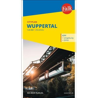 Falk Cityplan Wuppertal 1:20.000, Sonstige von , MairDuMont, 978-3-8279-0065-4