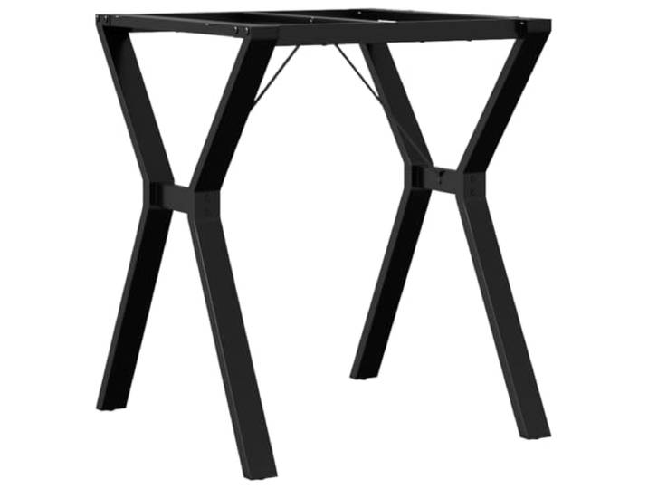 HGPOTUY Esstisch-Gestell in Y-Form 60x60x73 cm Stahl Pulverbeschichteter Stahl, Y-Design, vorgebohrte Löcher, Industrial Style, schnelle Montage, nur Tischbeine
