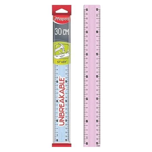 Maped Studienlineal unzerbrechlich 30cm Mix (30 cm, Kunststoff) (41941768)