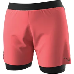 Dynafit, Damen, Sporthose, ALPINE PRO 2/1 SHORTS, Damen (M), Rot, Weiss