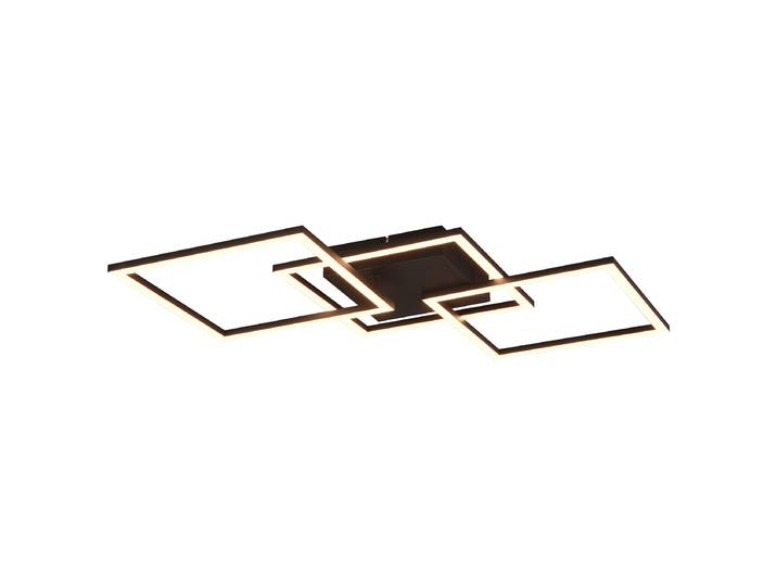 LED-Deckenleuchte 75cm Schwarz/Schwarz Eisen, lackiert Silikon LED LED-Platine