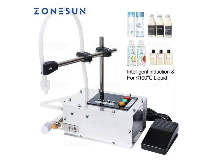 ZONESUN-Machine de remplissage de liquide de qualité alimentaire, induction intelligente, détail quantitatif, haute précision