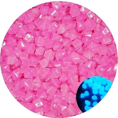 500 Stück Kieselsteine zur Gartendekoration, im Dunkeln leuchtende Steine, dekorative Kieselsteine für den Außenbereich, Fischtanks und Aquariendekoration