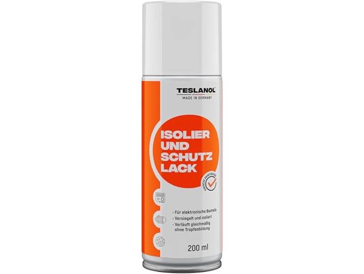 Teslanol 26027 isoleer- en beschermende lak voor het afdichten en isoleren van elektronische componenten - 200 ml