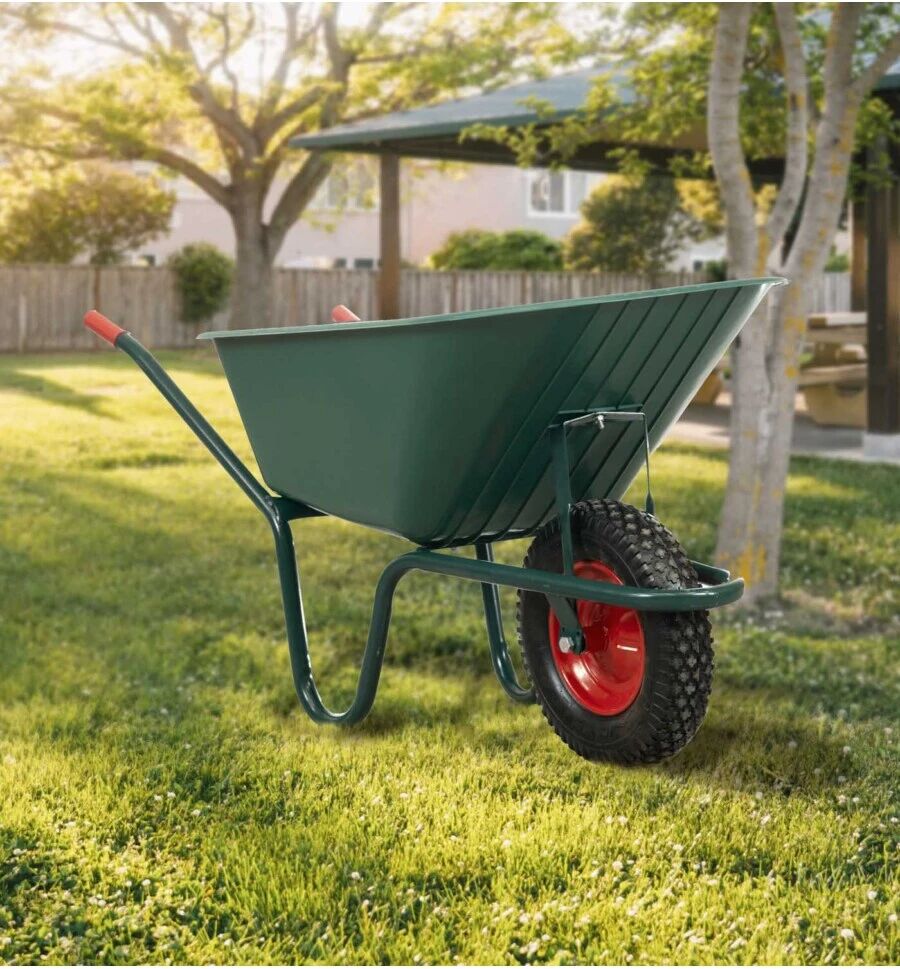 EuroGarden CARRIOLA 100LT VASCA PVC RUOTA PNEUMATICA 350X80