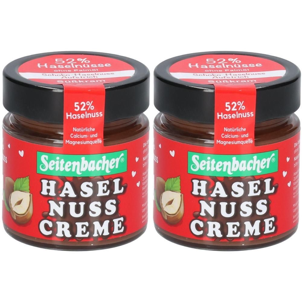 Seitenbacher Schoko-Haselnuss Aufstrich, 'Süßkram' 2x 2x200 g