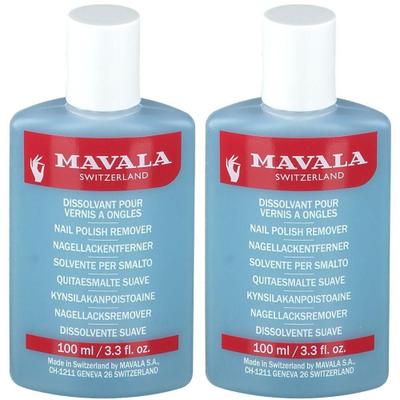 Nagellackentferner blau flüssig 2x 2x100 ml Flüssigkeit