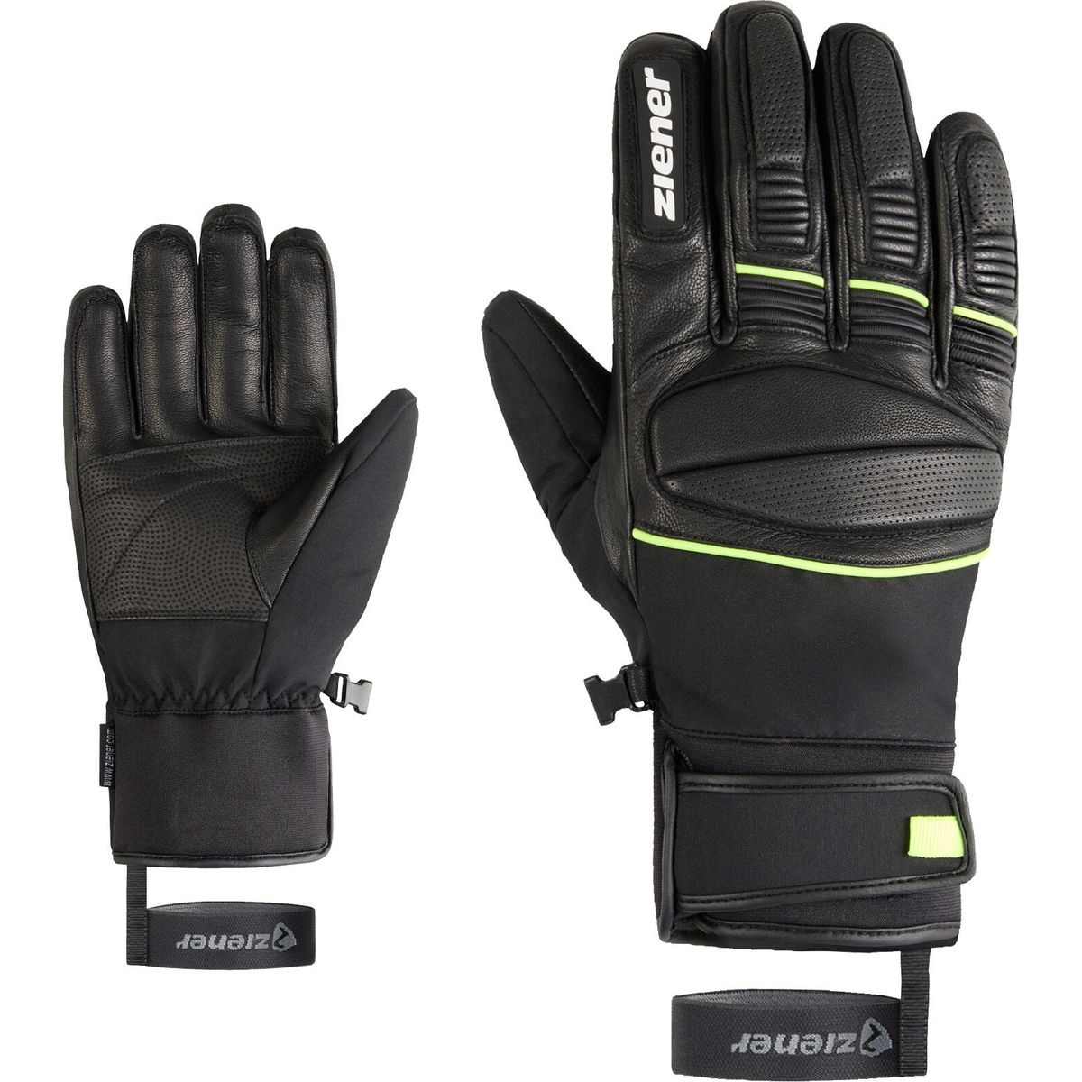 Ziener Gomin-z AS Glove man black.lime (12490) 7,5 111012-12490-7,5