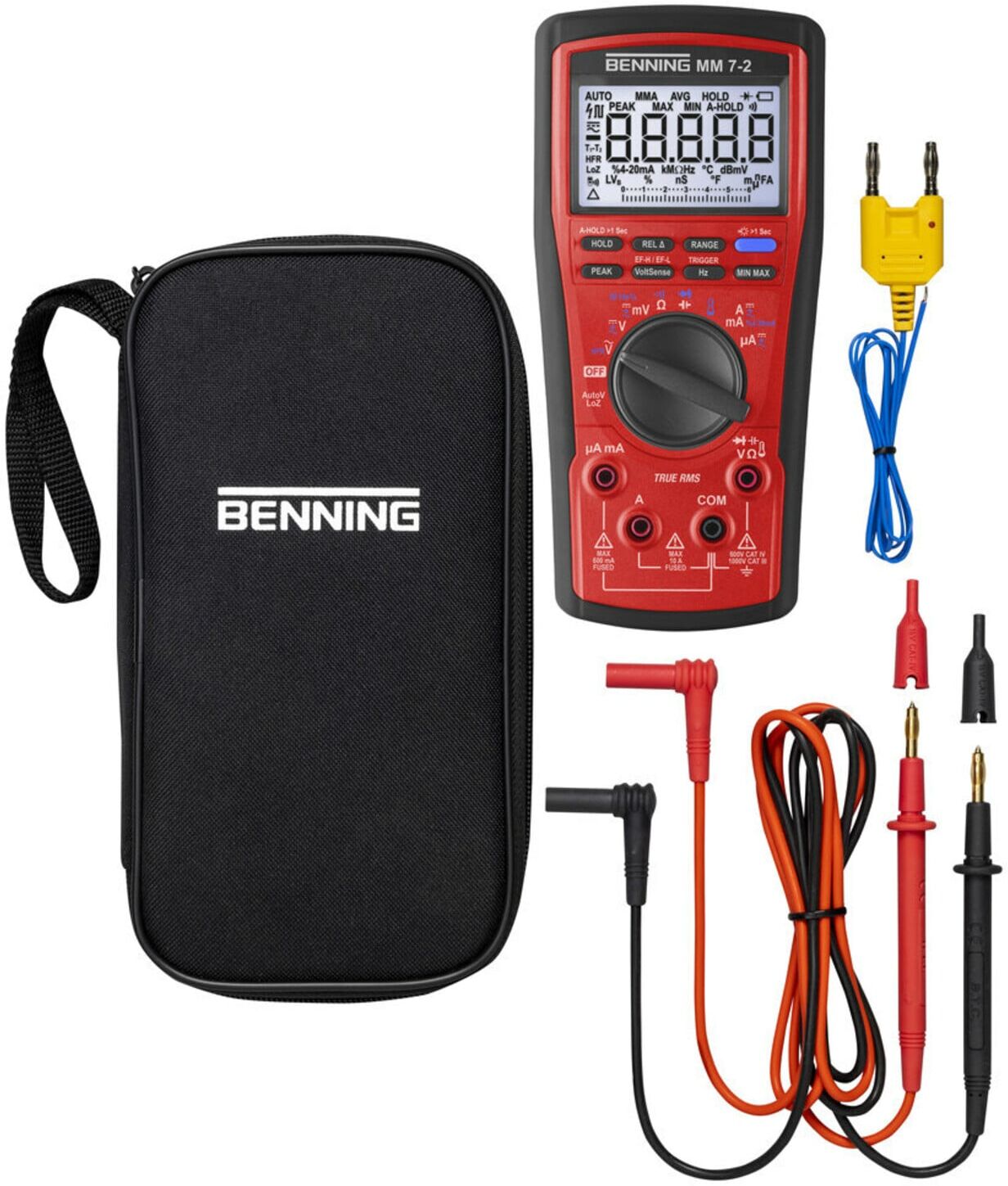 Multimeter MM 7-2 1000 V TRUE RMS BENNING (473300 MM7-2)