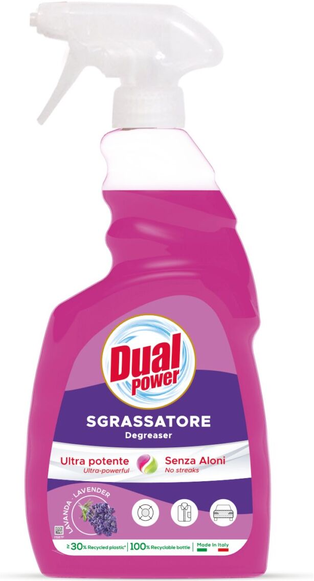 Detergente cucina Dual Power DS9101 S Spray Sgrassatore Lavanda