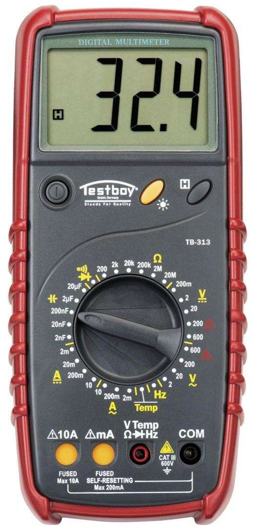 Testboy digitale multimeter model 313 categorie III 600V