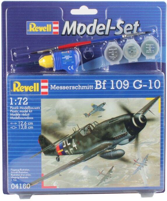 Maquette Messerschmitt BF 109 G-10 Avion de chasse Level 3 échelle 1:72 - Revell