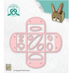 Nellie Snellen Wrapping Dies Egg Cup Gift Box (WPD014) (OUTLET)
