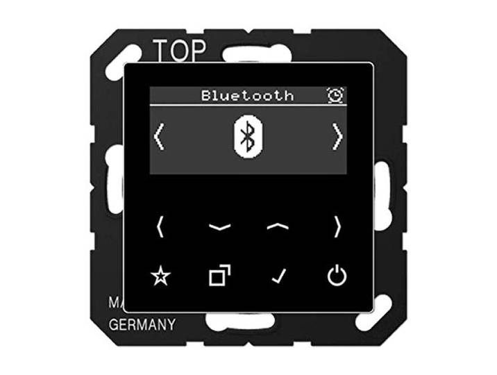 Jung DAB S AS/A Smart-Radio, DAB+ und Bluetooth, Schwarz