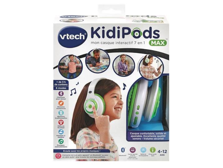 KIDI AUDIO MAX - MON CASQUE INTERACTIF 7 EN 1