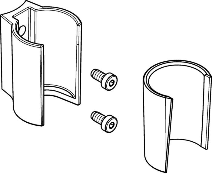 Hansgrohe Axor Brausehalter komplett 96295000 chrom, Ersatzteil
