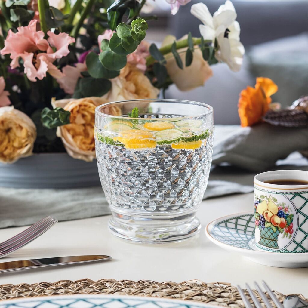 Whiskyglas VILLEROY & BOCH "Becher Boston 330 ml transparent", bunt (transparent), Kristallglas, Trinkgefäße, Whiskyglas
