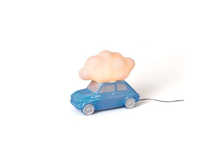 Nuvola Lampe de Table Porcelain/Bleu - Seletti - Salon / séjour - Céramique