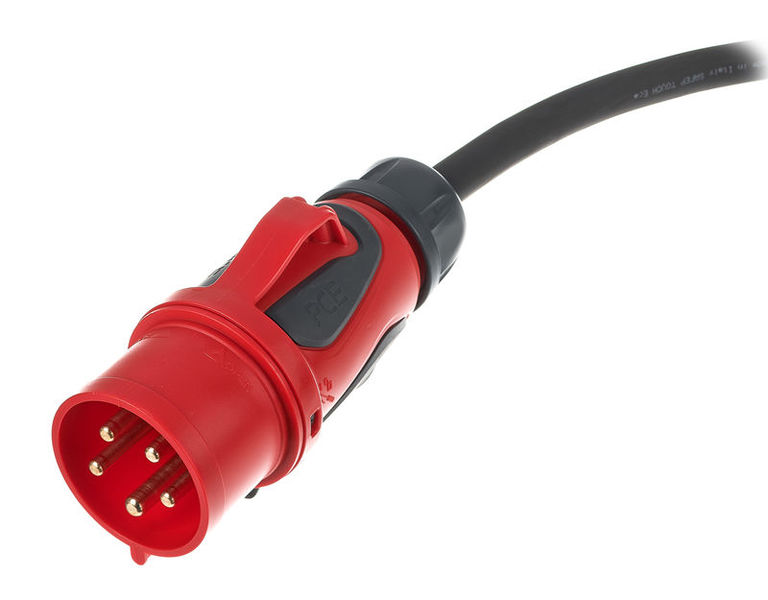 Stairville CEE Cable 32A 6,0mmÂ² 10m Grip nero