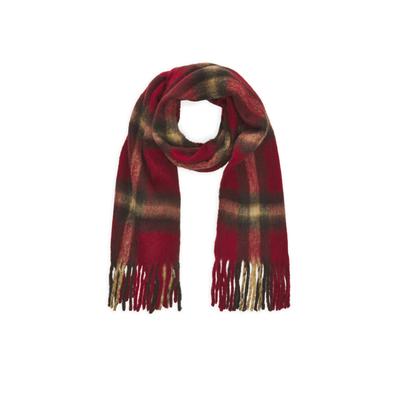 Modetuch CODELLO "Codello Schal", Damen, rot, Obermaterial: 100% Polyester PES., kariert, Modetücher, mit Karo-Muster