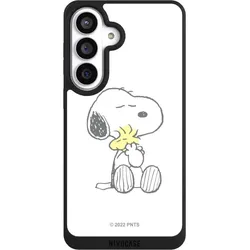 Nivocase Handyhülle für Samsung Galaxy S26+ Hülle NIVOpure Case Schwarz Liebe Peanuts Snoopy (Samsung Galaxy S26+), Smartphone Hülle, Schwarz