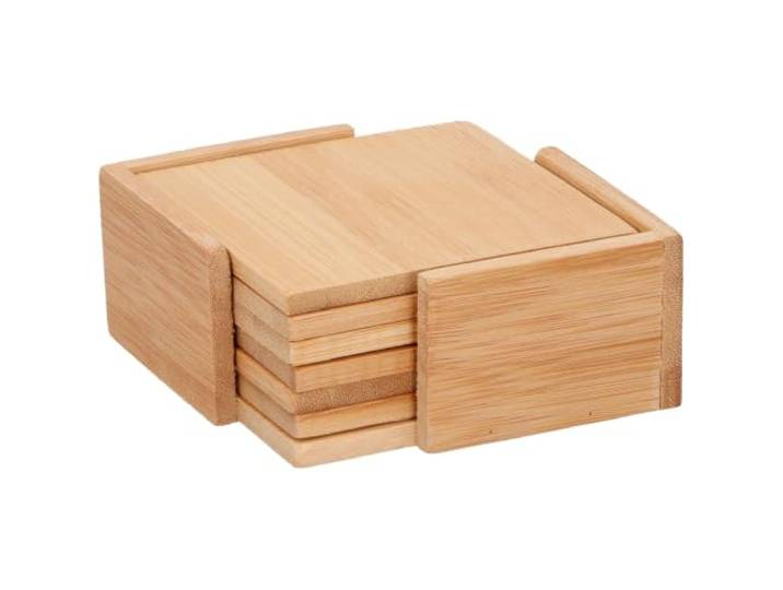 Onderzetter bamboe - 6 stuks