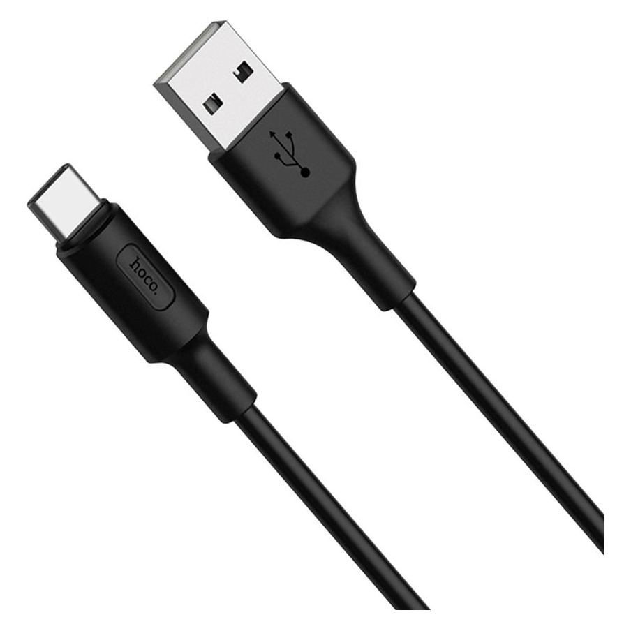 Hoco - Data Cable Soarer (X25) - USB-A to USB Type-C, 10W, 2A, 1.0m - Black (1 m, 10 W) (46356716)