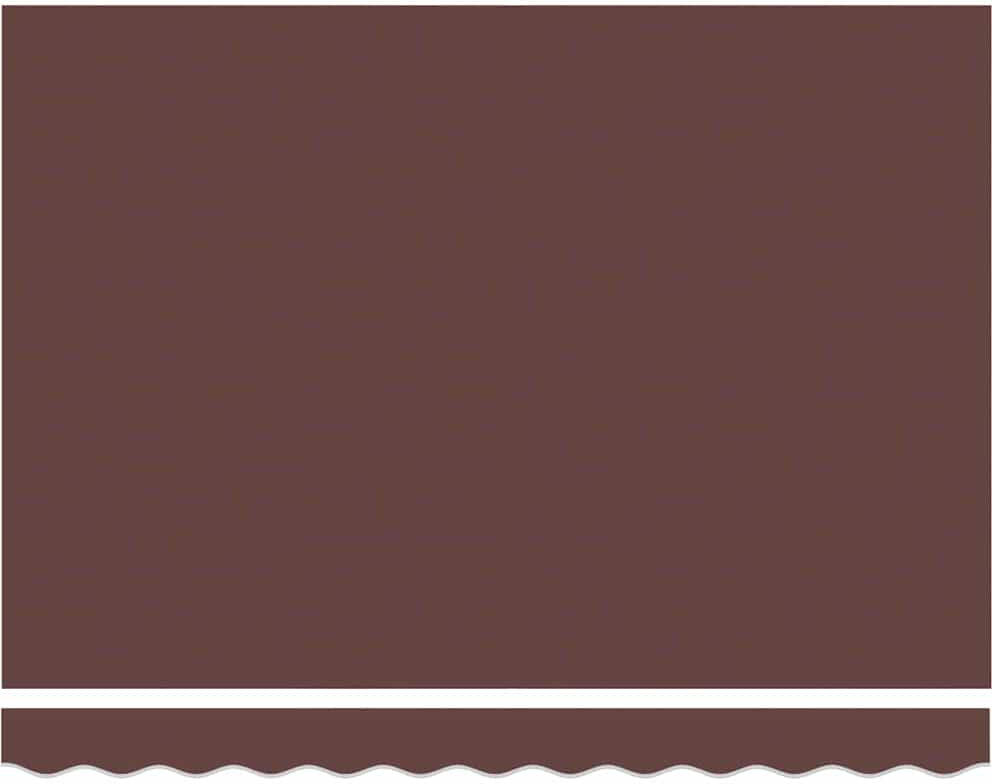 Brayden Studio Retractable Door / Window Awning Brown/White 350 cm W x 200 cm D