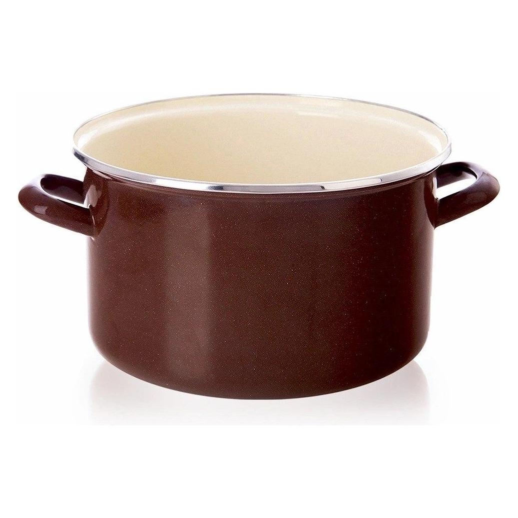 Lumarko Garnek emaliowany BROWN 22 cm, 4 l (Kochtopf) (63883771)