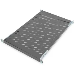 Digitus Fachboden 19"-Schränke festeinbau ab 1.000mm Tiefe bis 50kg 1HE RAL9005 schwarz