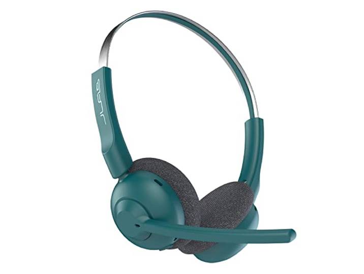 JLab Go Work Pop Draadloze Koptelefoon met Microfoon - 50+ Uur PC, Turkoois