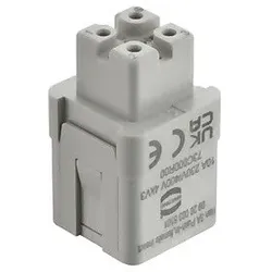 HARTING Einsätze, Push-In, Buchse, Polycarbonat (PC) 09200035101