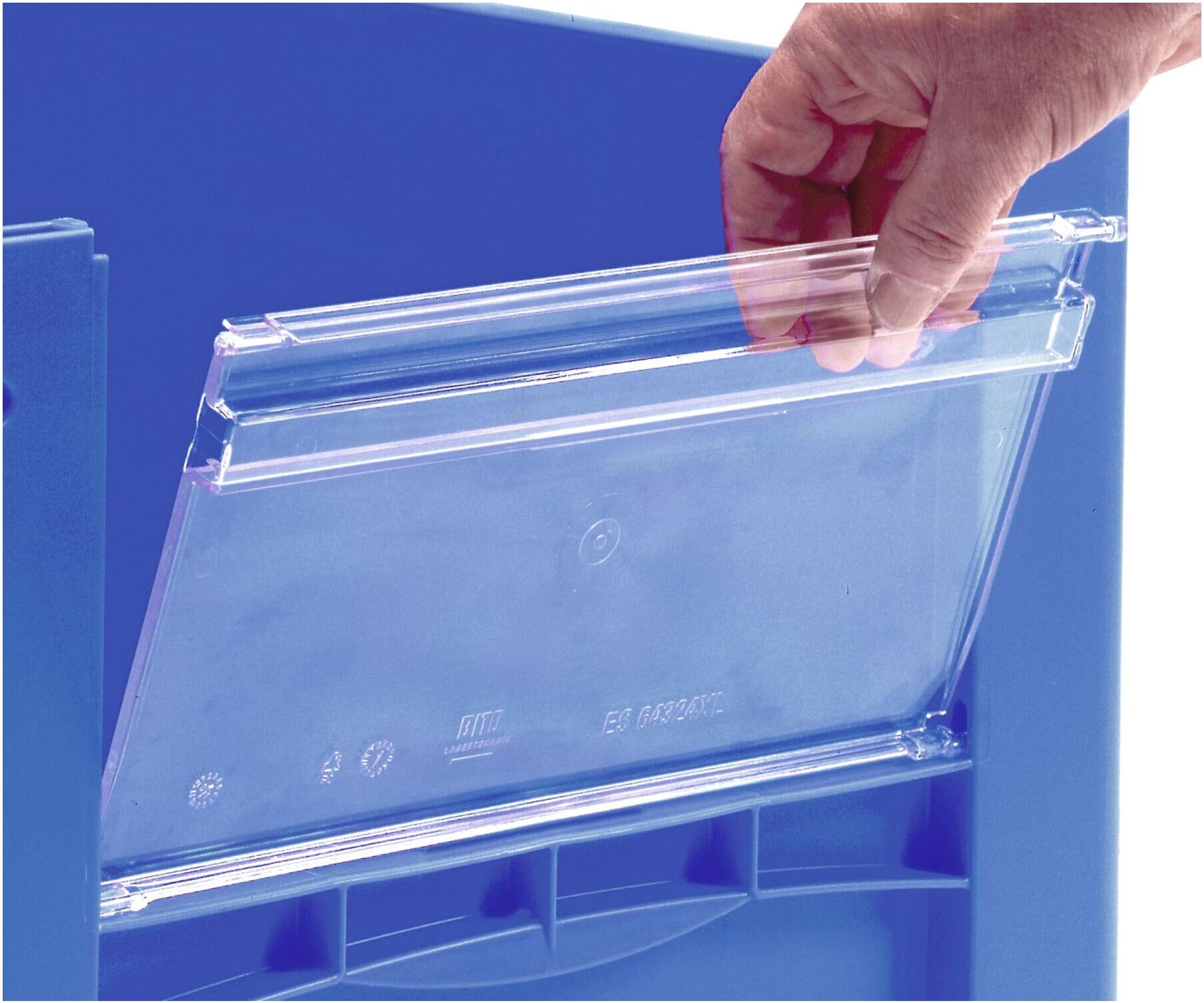 Bito Sichtscheiben für Eurostapelbehälter ES8642# Behältertyp: XL, glasklar (22548)