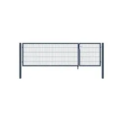 Home Deluxe Doppelflügel Gartentor ADITUS anthrazit 140 x 350 cm
