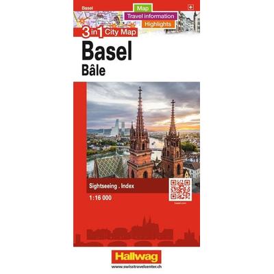 Hallwag Stadtplan Basel, Sonstige von , Hallwag, 978-3-8283-3028-3