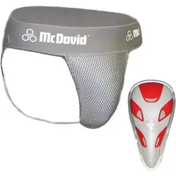 MCDAVID Herren Suspensorium HEXMESH mit Flex-Cup Ultralite, Größe S in Schwarz Schwarz
