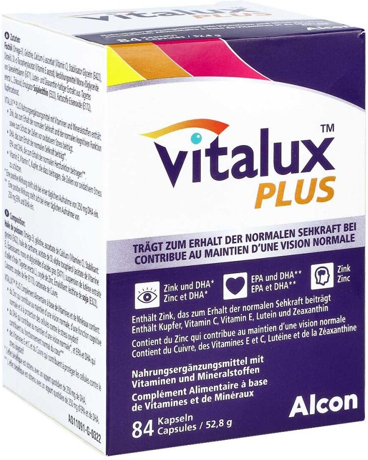 Vitalux Plus Kapseln 84stk