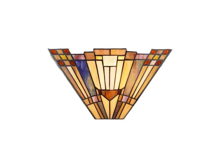 Artistar Tiffany Wandleuchte Esmea, Multicolour, für Wohn- / Esszimmer, Metall, Tiffany