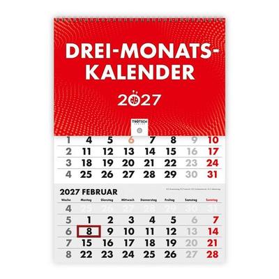 TRÖTSCH - Dreimonatskalender Drei-Monatskalender 2027