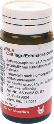 WALA Heilmittel GmbH CARTILAGO/Echinacea comp.Globuli 20 g 08784946