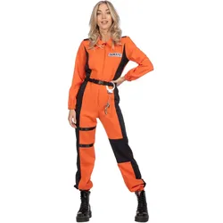 Metamorph Häftling Overall für Frauen orange (M, S)
