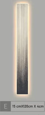 Inspire Curations Modern Luxury Luminous LED Wall Art Lamp e warm Light 180x22