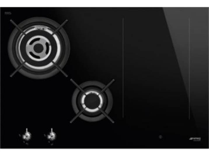 Smeg - Plaque Mixte Induction Gaz Pm3743d